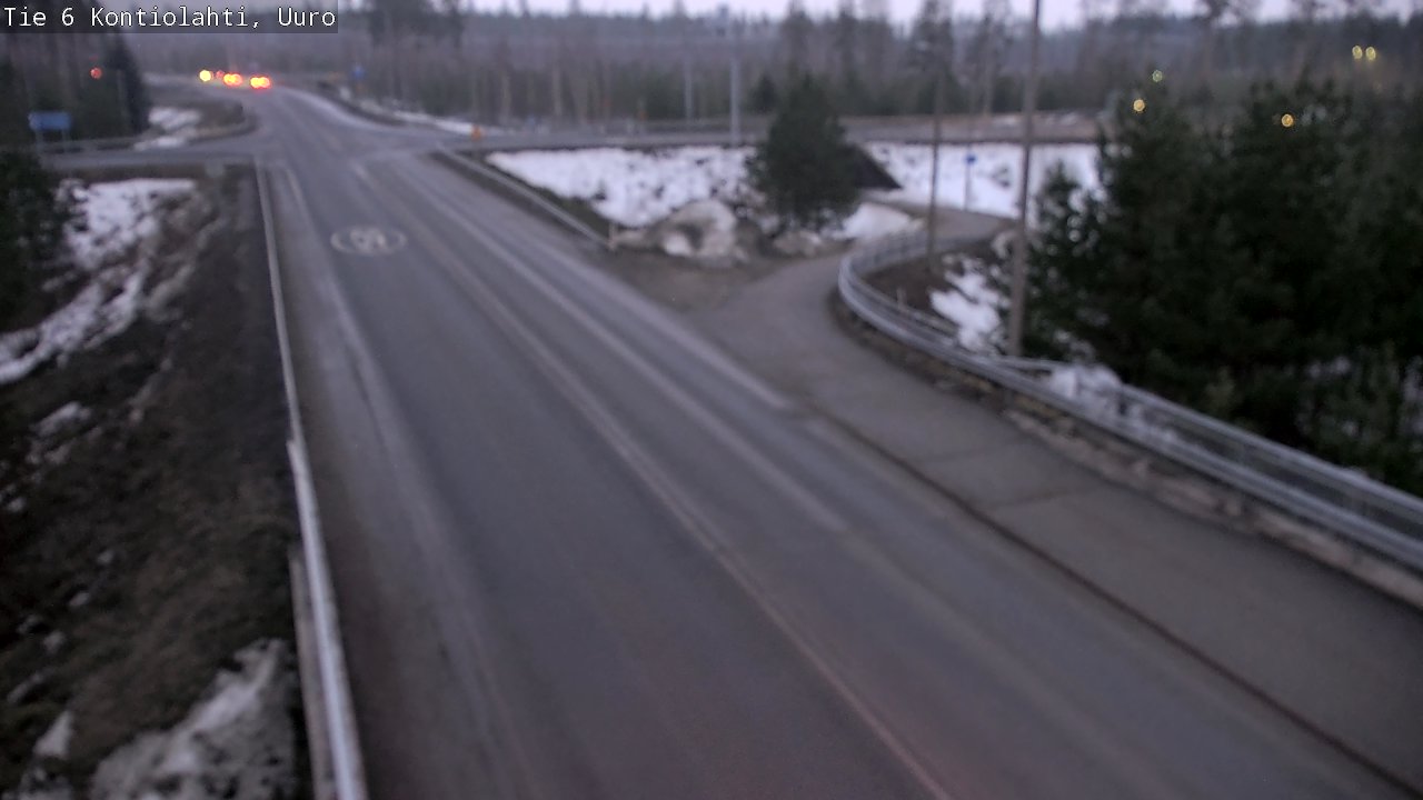 Weather Camera Image Väg 6 Kontiolax, Uuro, Kontiolahti, Pohjois-Karjala