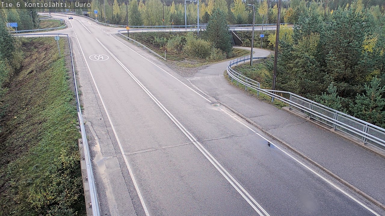 Weather Camera Image Road 6 Kontiolahti, Uuro, Kontiolahti, Pohjois-Karjala