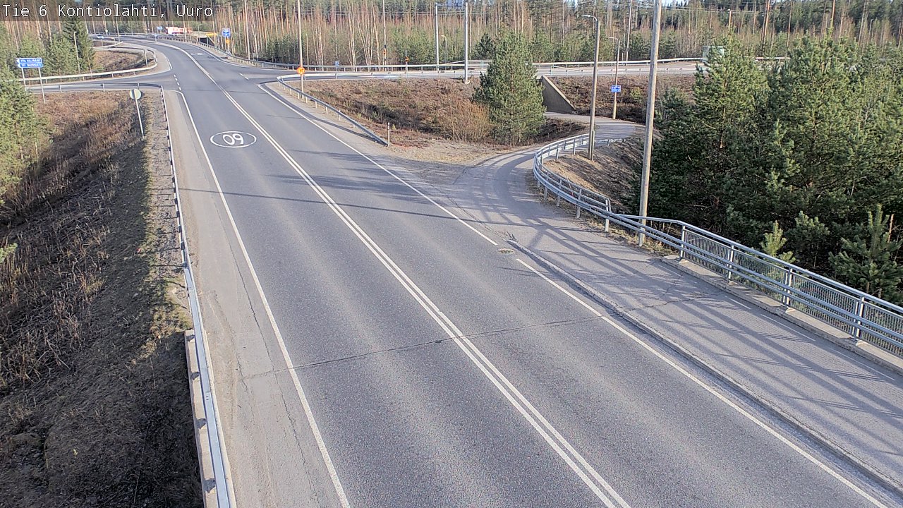 Kelikamerat Kuva Tie 6 Kontiolahti, Uuro, Kontiolahti, Pohjois-Karjala