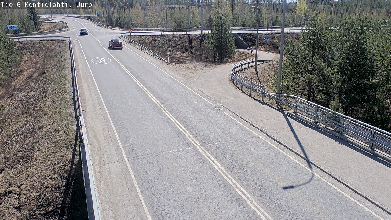 Weather Camera Image Väg 6 Kontiolax, Uuro, Kontiolahti, Pohjois-Karjala