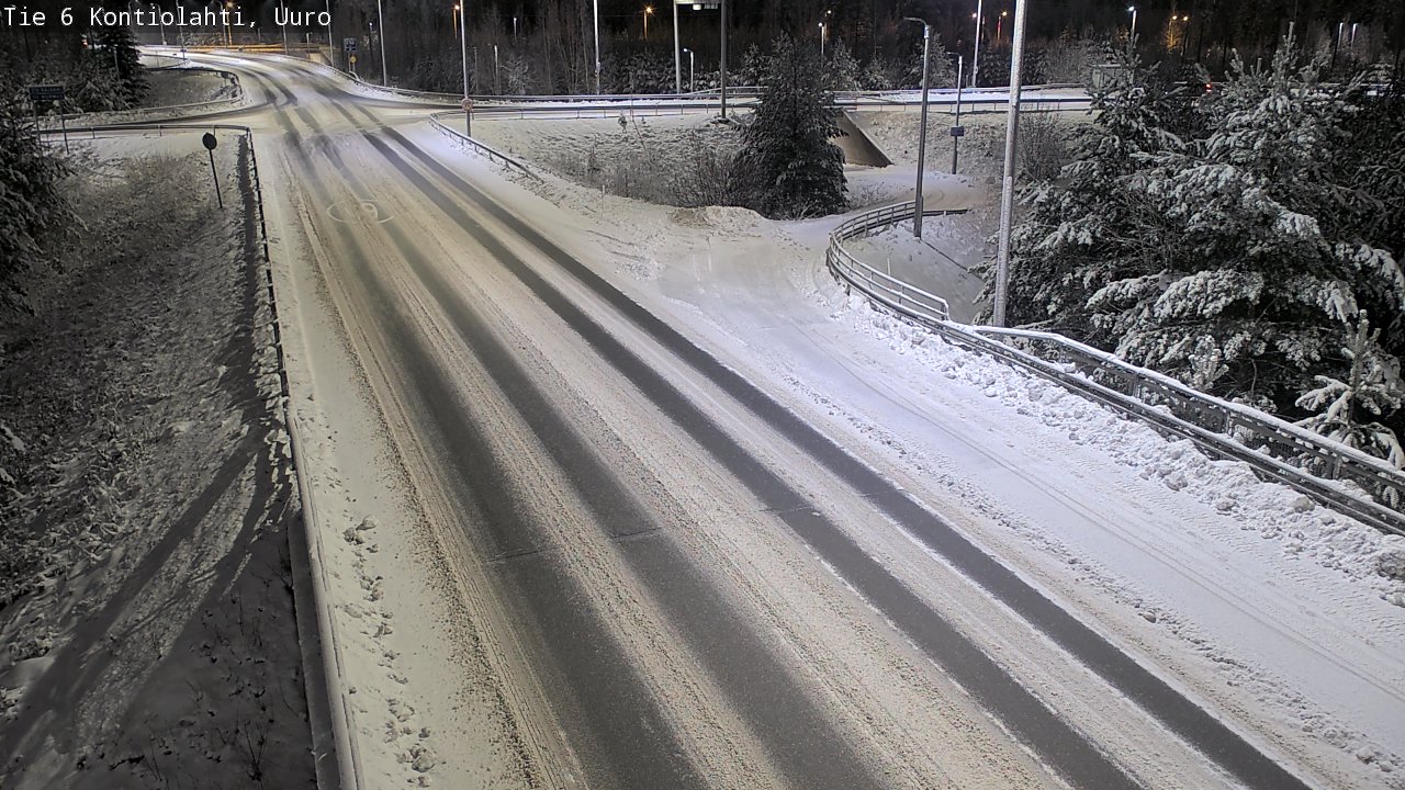 Weather Camera Image Väg 6 Kontiolax, Uuro, Kontiolahti, Pohjois-Karjala