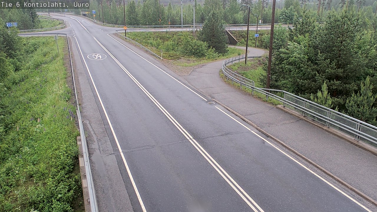 Kelikamerat Kuva Tie 6 Kontiolahti, Uuro, Kontiolahti, Pohjois-Karjala