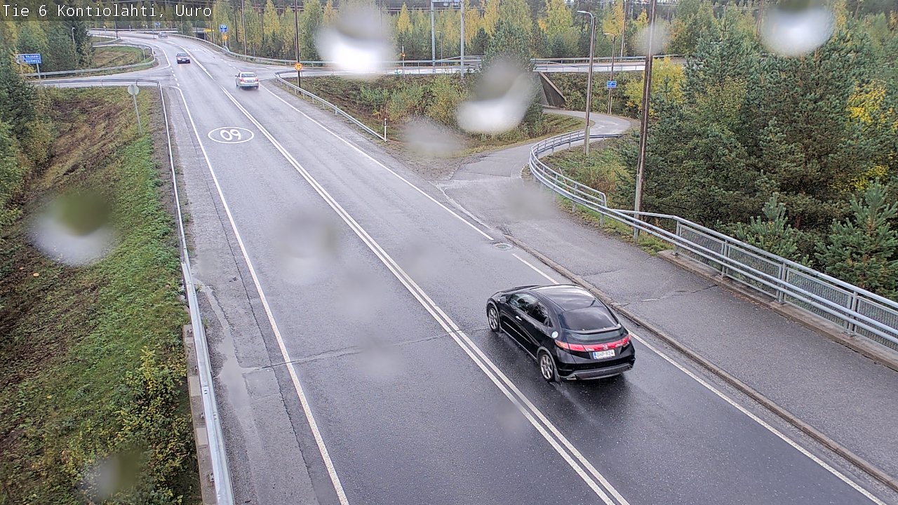 Weather Camera Image Road 6 Kontiolahti, Uuro, Kontiolahti, Pohjois-Karjala