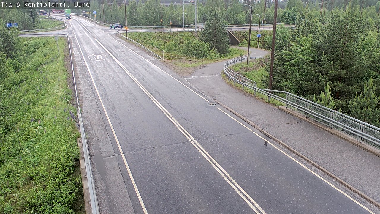 Weather Camera Image Väg 6 Kontiolax, Uuro, Kontiolahti, Pohjois-Karjala