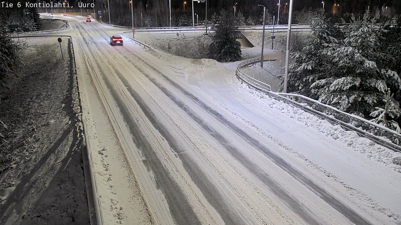 Weather Camera Image Väg 6 Kontiolax, Uuro, Kontiolahti, Pohjois-Karjala