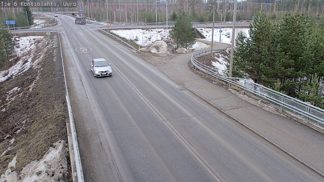 Weather Camera Image Väg 6 Kontiolax, Uuro, Kontiolahti, Pohjois-Karjala