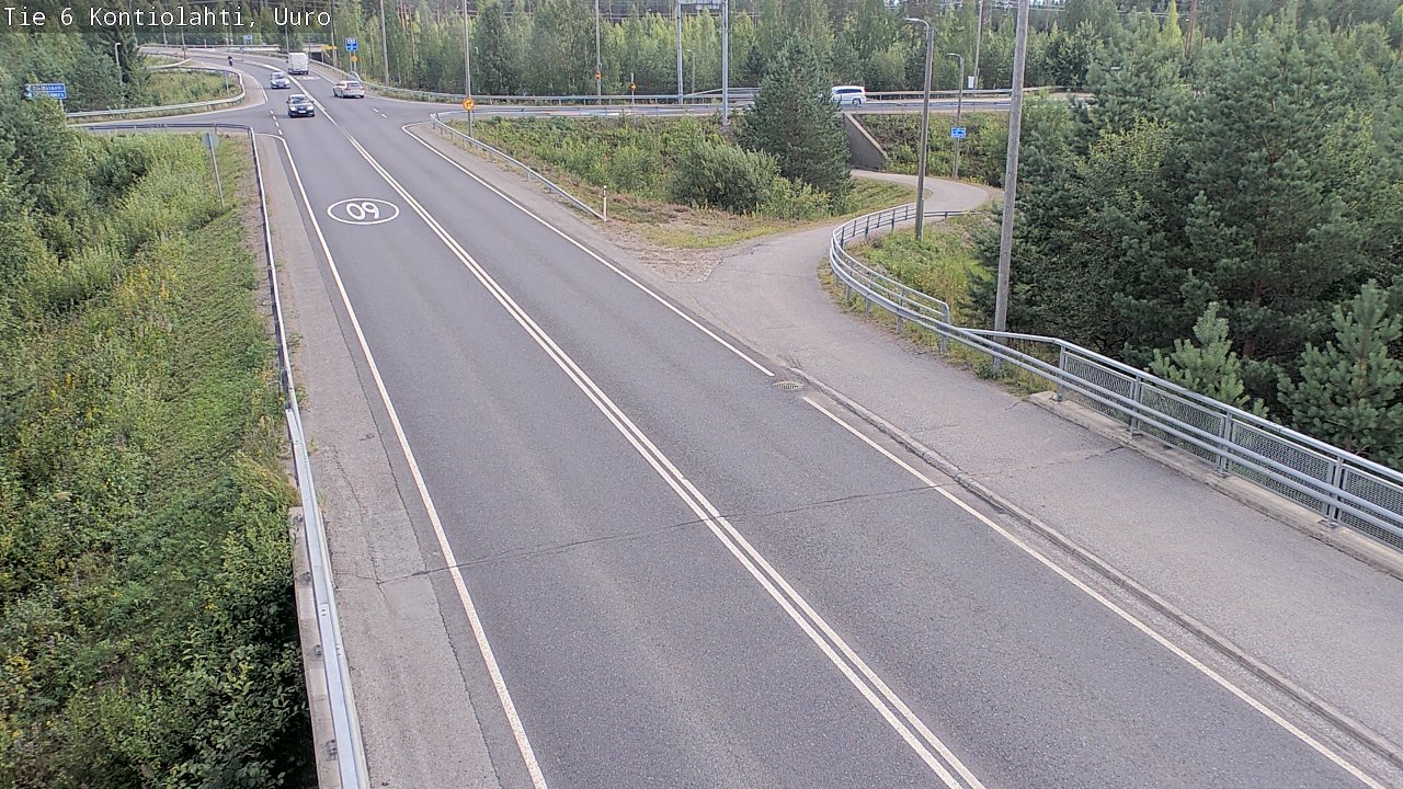 Kelikamerat Kuva Tie 6 Kontiolahti, Uuro, Kontiolahti, Pohjois-Karjala