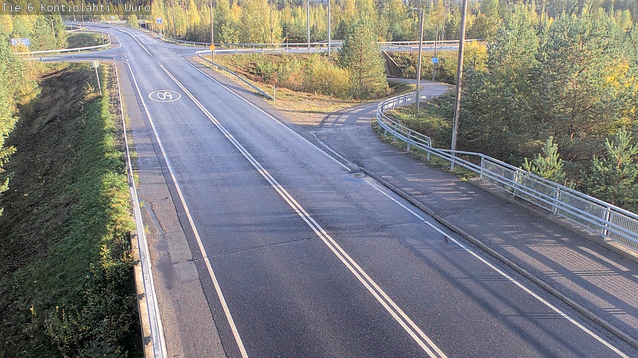 Weather Camera Image Road 6 Kontiolahti, Uuro, Kontiolahti, Pohjois-Karjala