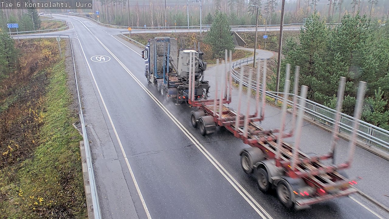 Kelikamerat Kuva Tie 6 Kontiolahti, Uuro, Kontiolahti, Pohjois-Karjala