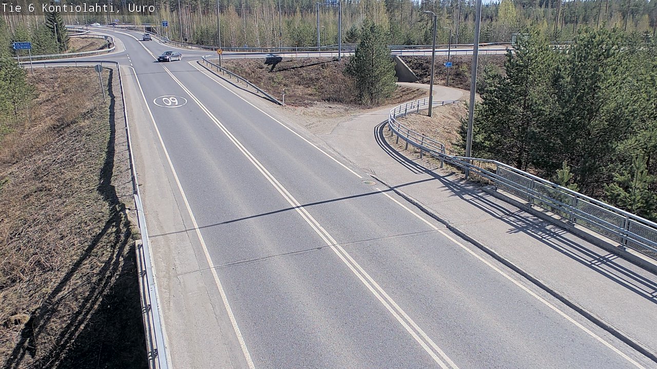 Weather Camera Image Väg 6 Kontiolax, Uuro, Kontiolahti, Pohjois-Karjala