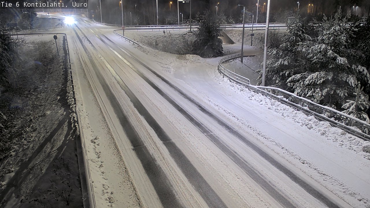 Weather Camera Image Väg 6 Kontiolax, Uuro, Kontiolahti, Pohjois-Karjala