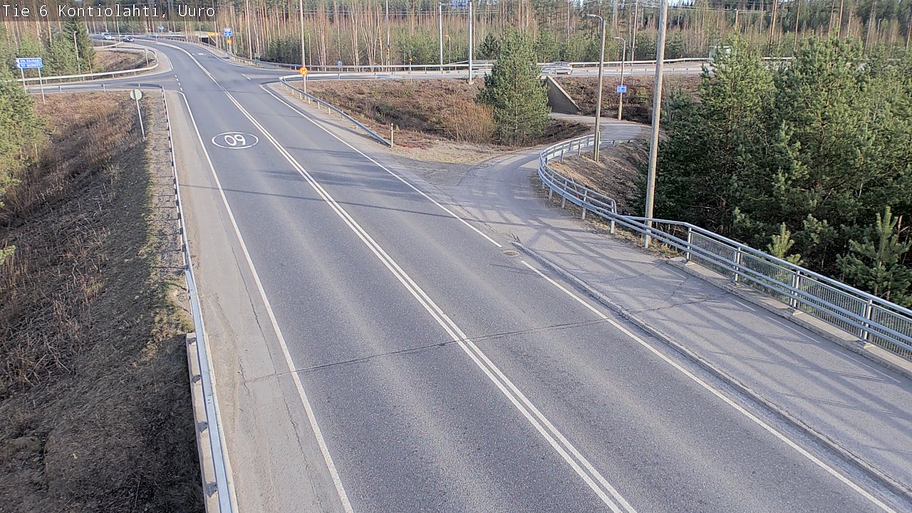 Kelikamerat Kuva Tie 6 Kontiolahti, Uuro, Kontiolahti, Pohjois-Karjala