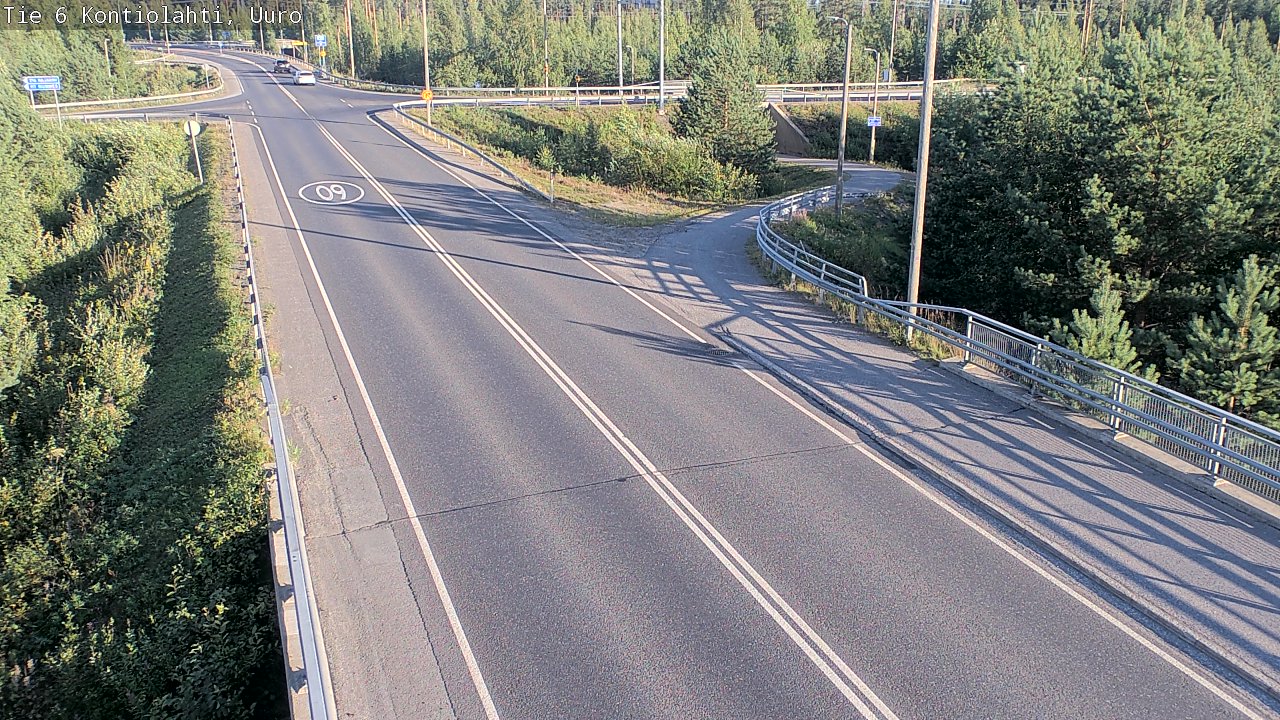 Kelikamerat Kuva Tie 6 Kontiolahti, Uuro, Kontiolahti, Pohjois-Karjala