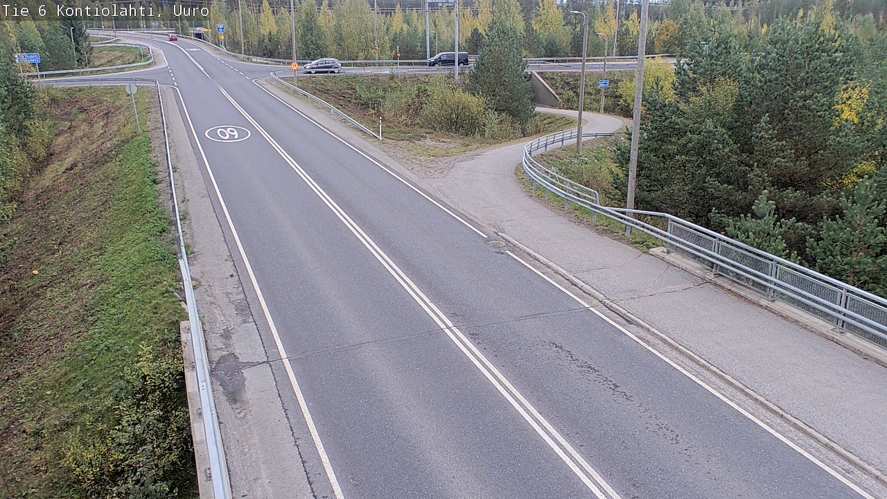 Kelikamerat Kuva Tie 6 Kontiolahti, Uuro, Kontiolahti, Pohjois-Karjala