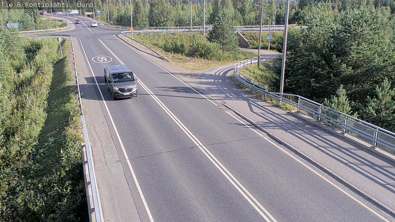 Kelikamerat Kuva Tie 6 Kontiolahti, Uuro, Kontiolahti, Pohjois-Karjala