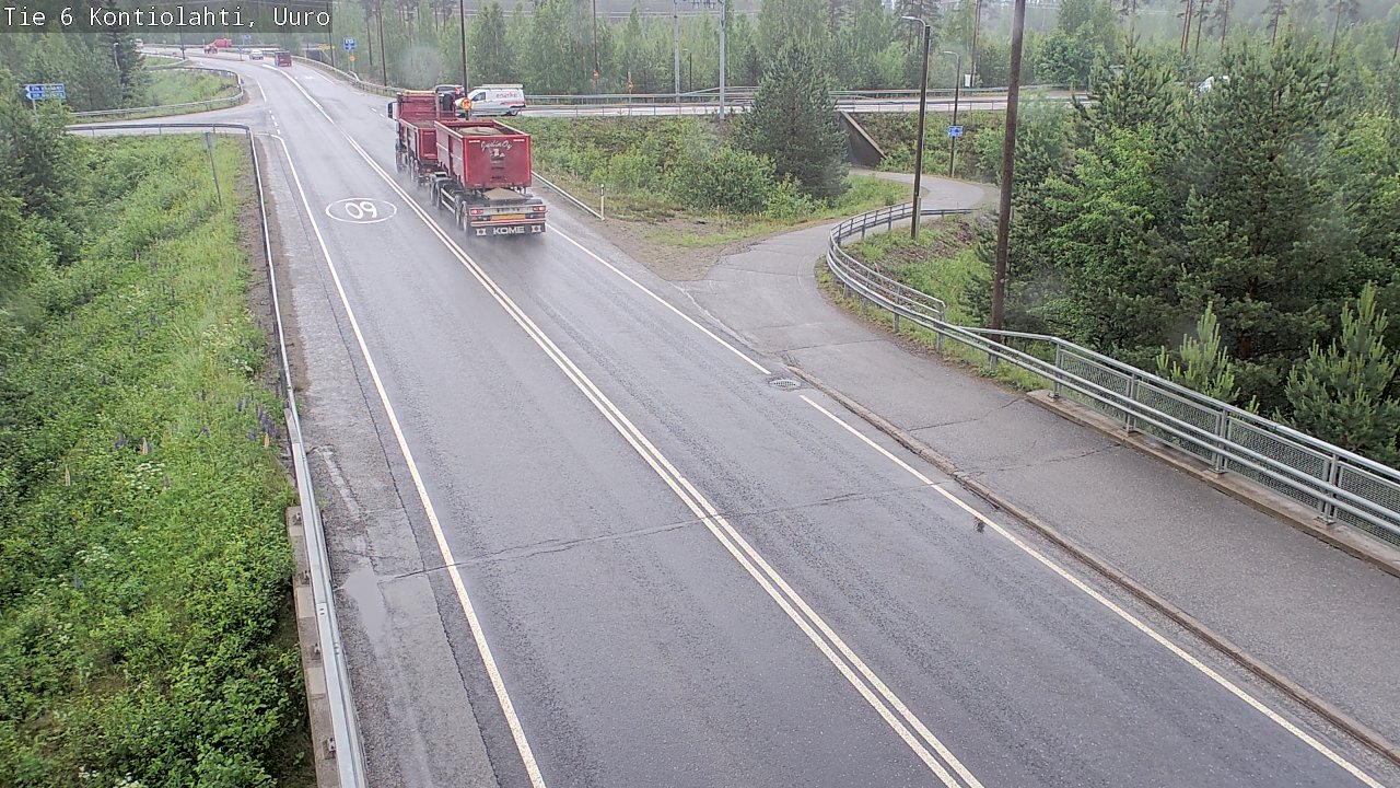 Kelikamerat Kuva Tie 6 Kontiolahti, Uuro, Kontiolahti, Pohjois-Karjala