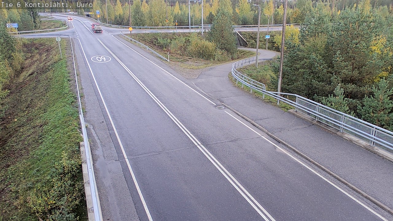 Weather Camera Image Road 6 Kontiolahti, Uuro, Kontiolahti, Pohjois-Karjala
