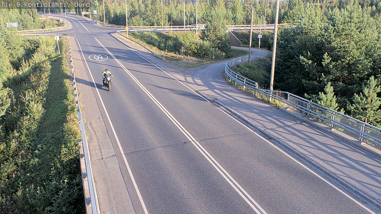 Kelikamerat Kuva Tie 6 Kontiolahti, Uuro, Kontiolahti, Pohjois-Karjala