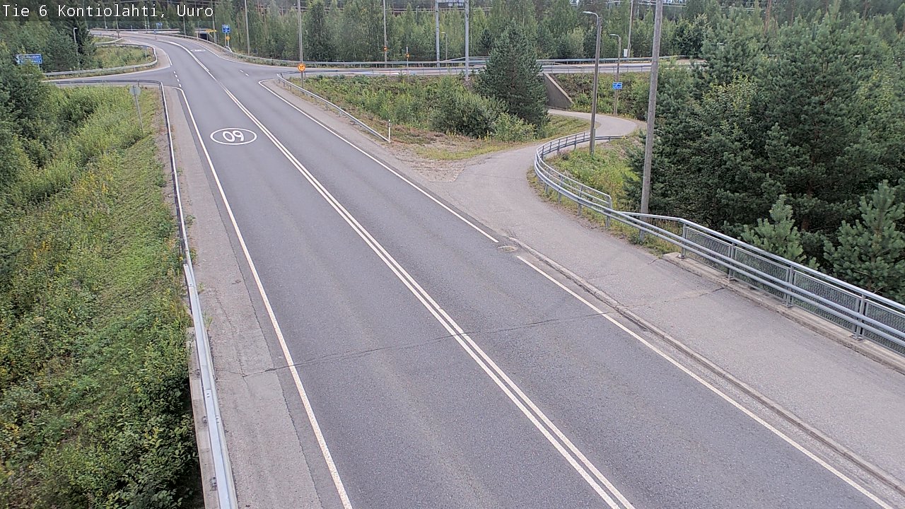 Weather Camera Image Road 6 Kontiolahti, Uuro, Kontiolahti, Pohjois-Karjala