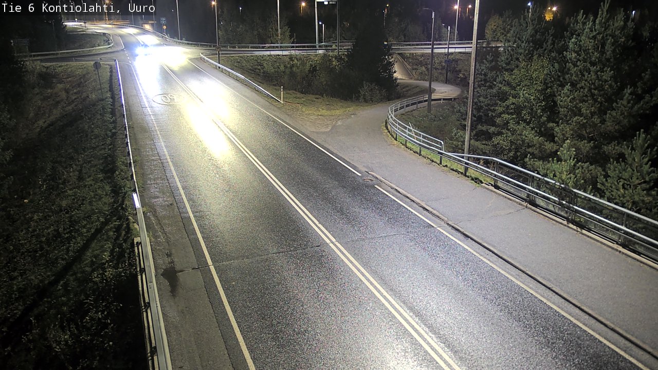 Weather Camera Image Road 6 Kontiolahti, Uuro, Kontiolahti, Pohjois-Karjala