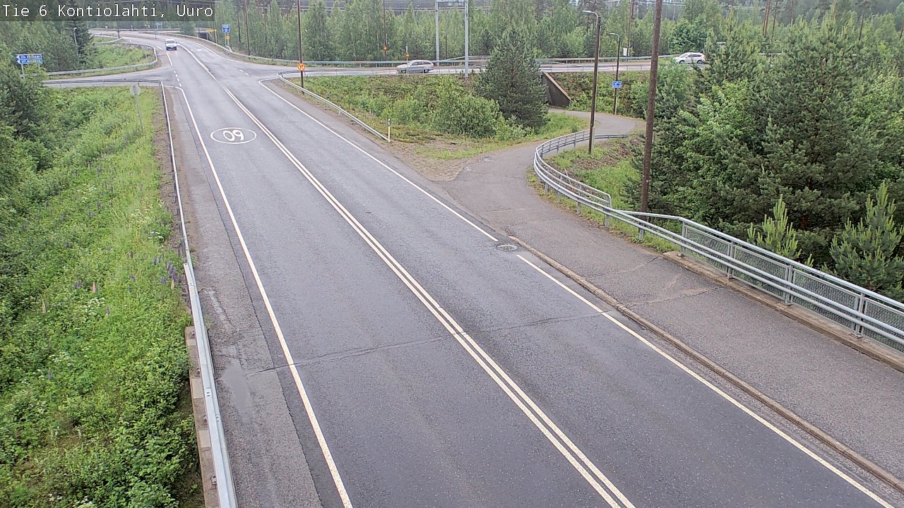 Kelikamerat Kuva Tie 6 Kontiolahti, Uuro, Kontiolahti, Pohjois-Karjala