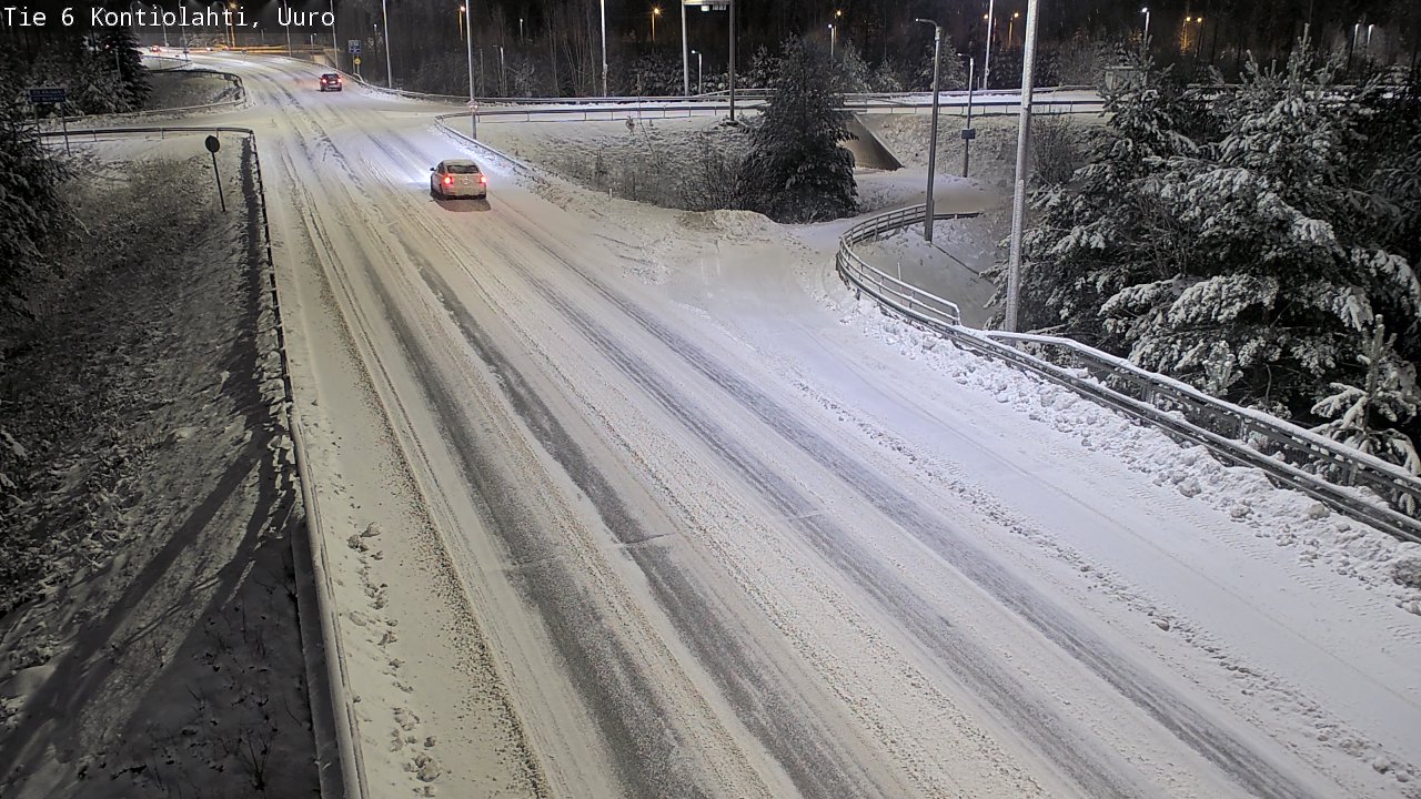 Weather Camera Image Väg 6 Kontiolax, Uuro, Kontiolahti, Pohjois-Karjala