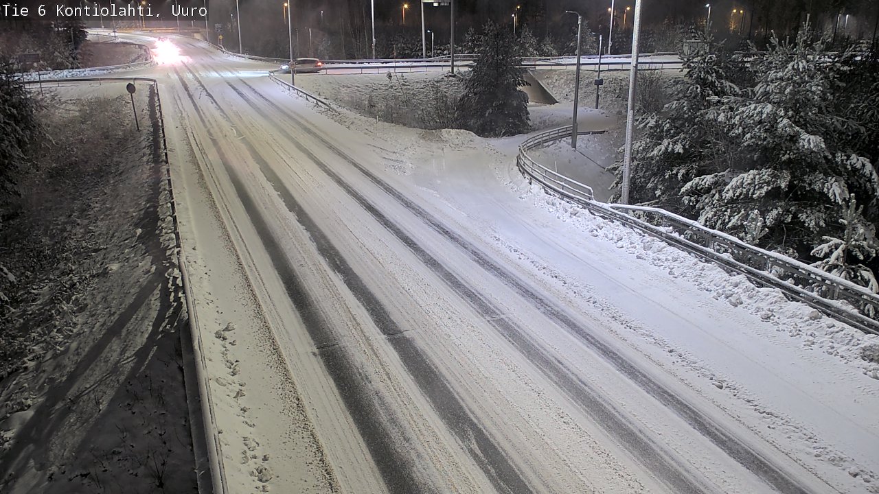 Weather Camera Image Väg 6 Kontiolax, Uuro, Kontiolahti, Pohjois-Karjala