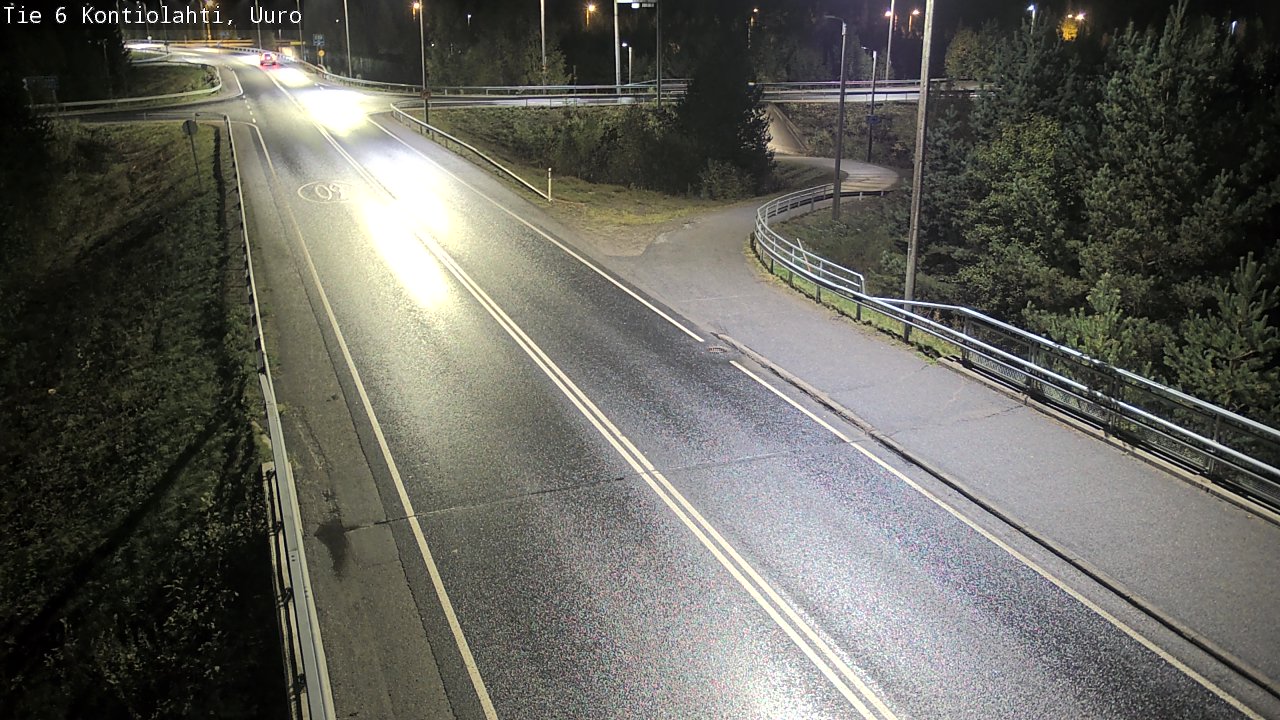 Weather Camera Image Road 6 Kontiolahti, Uuro, Kontiolahti, Pohjois-Karjala