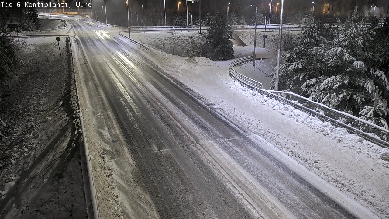 Weather Camera Image Väg 6 Kontiolax, Uuro, Kontiolahti, Pohjois-Karjala