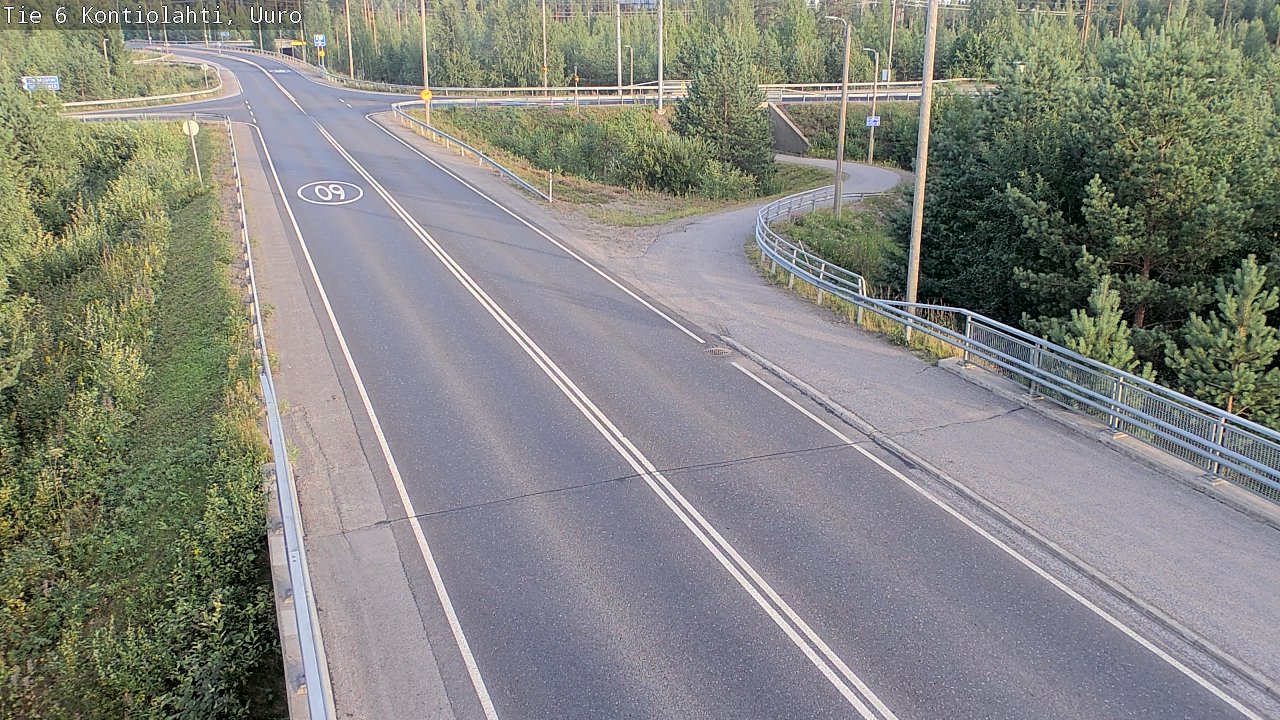 Kelikamerat Kuva Tie 6 Kontiolahti, Uuro, Kontiolahti, Pohjois-Karjala