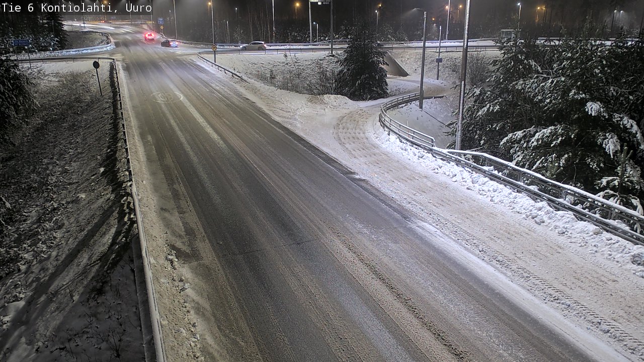 Weather Camera Image Väg 6 Kontiolax, Uuro, Kontiolahti, Pohjois-Karjala