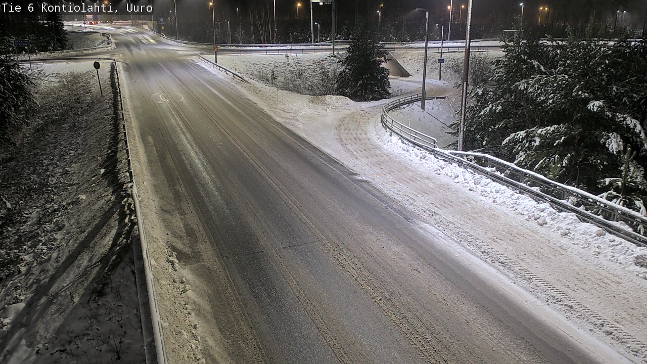 Weather Camera Image Väg 6 Kontiolax, Uuro, Kontiolahti, Pohjois-Karjala