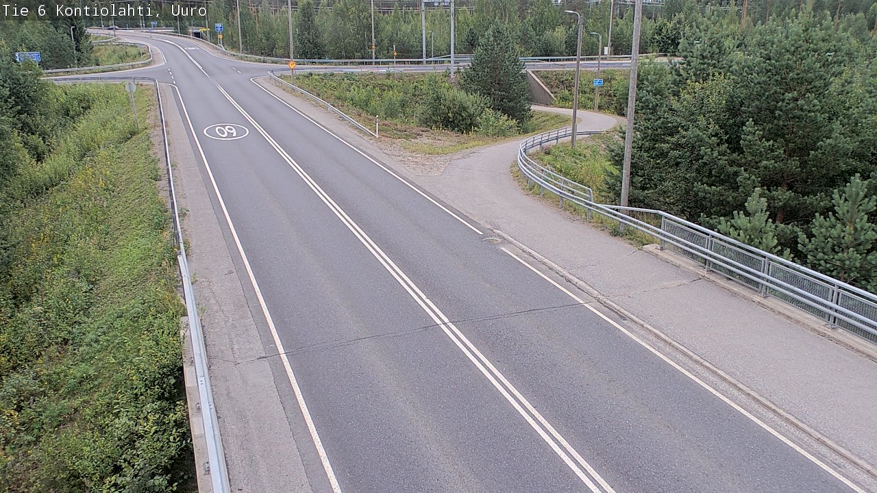 Weather Camera Image Road 6 Kontiolahti, Uuro, Kontiolahti, Pohjois-Karjala