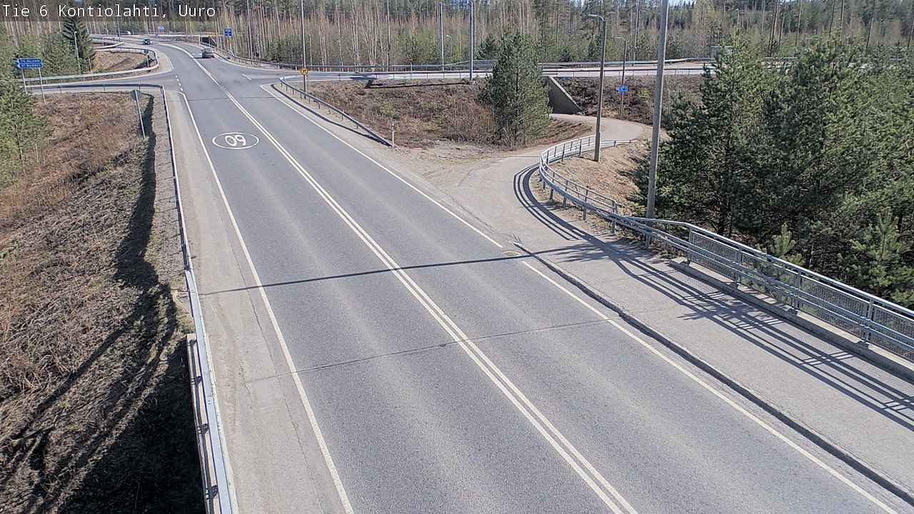 Kelikamerat Kuva Tie 6 Kontiolahti, Uuro, Kontiolahti, Pohjois-Karjala