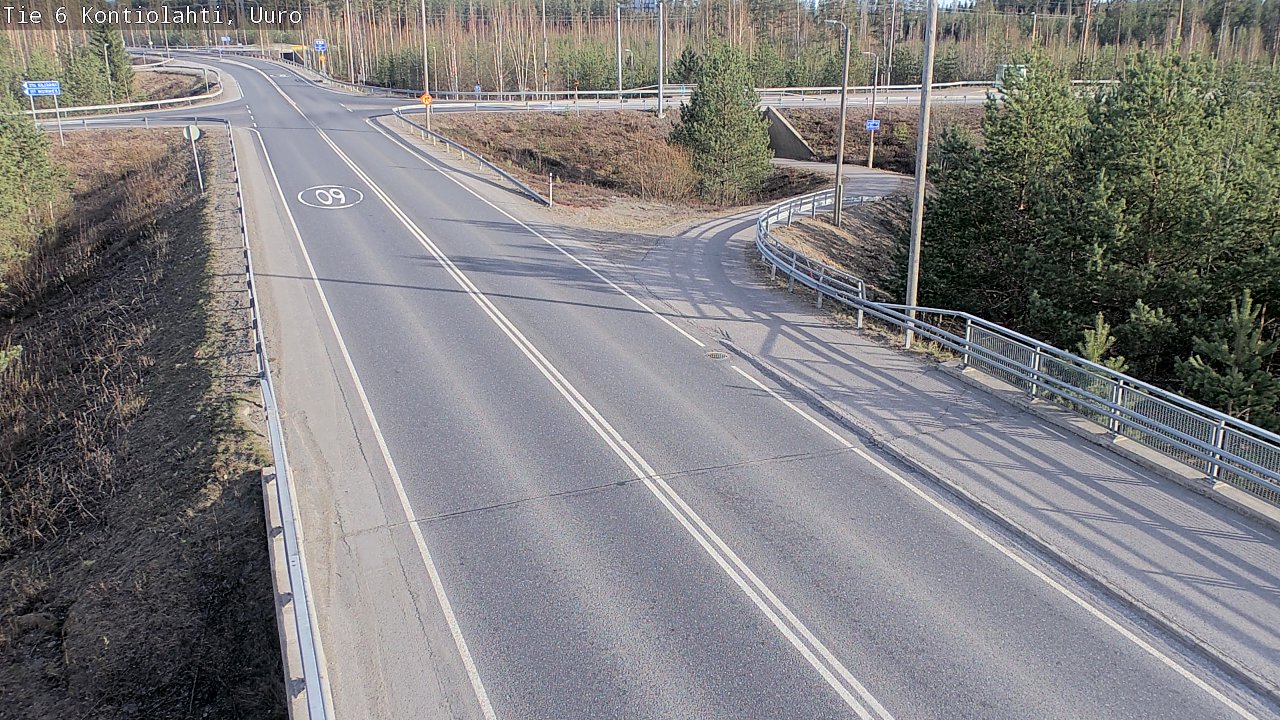 Kelikamerat Kuva Tie 6 Kontiolahti, Uuro, Kontiolahti, Pohjois-Karjala