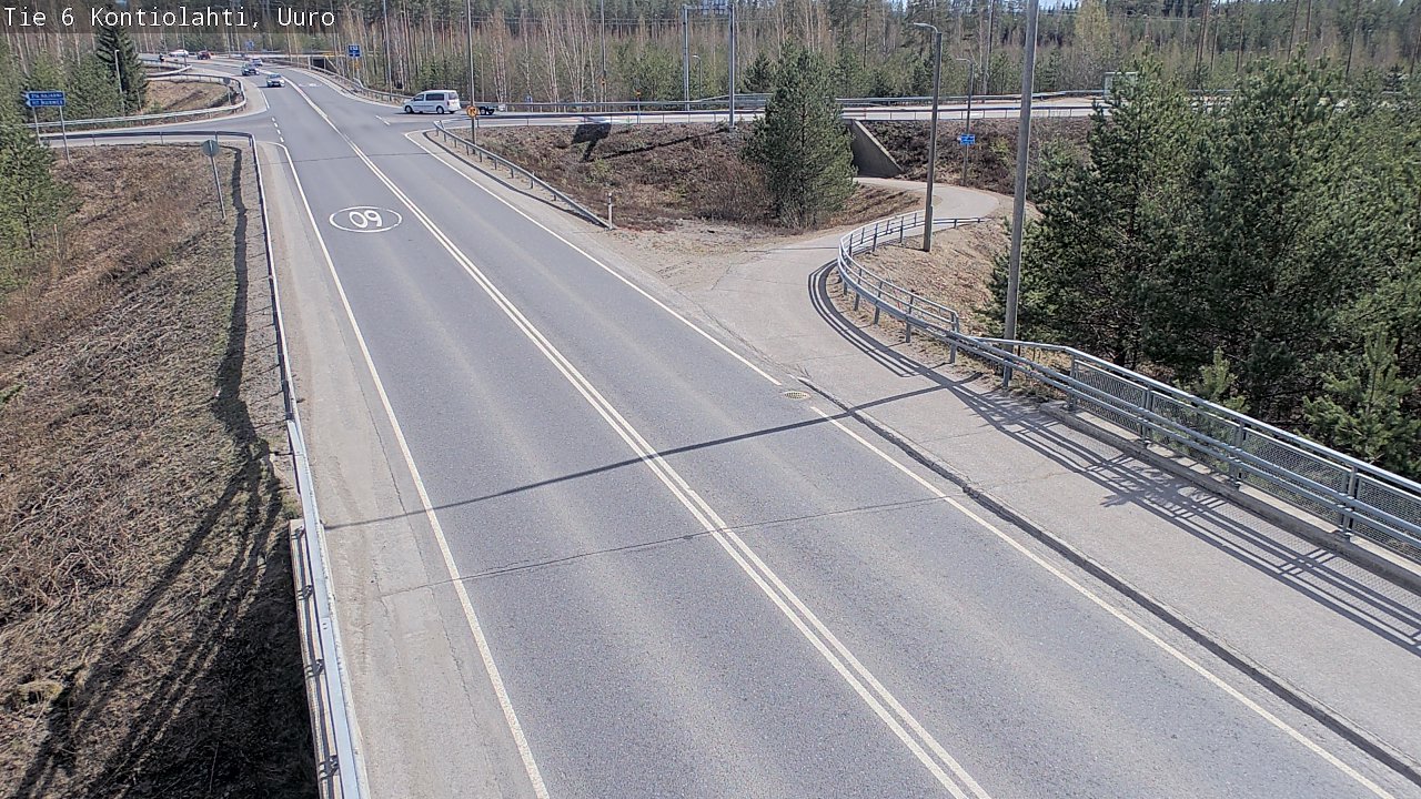 Kelikamerat Kuva Tie 6 Kontiolahti, Uuro, Kontiolahti, Pohjois-Karjala