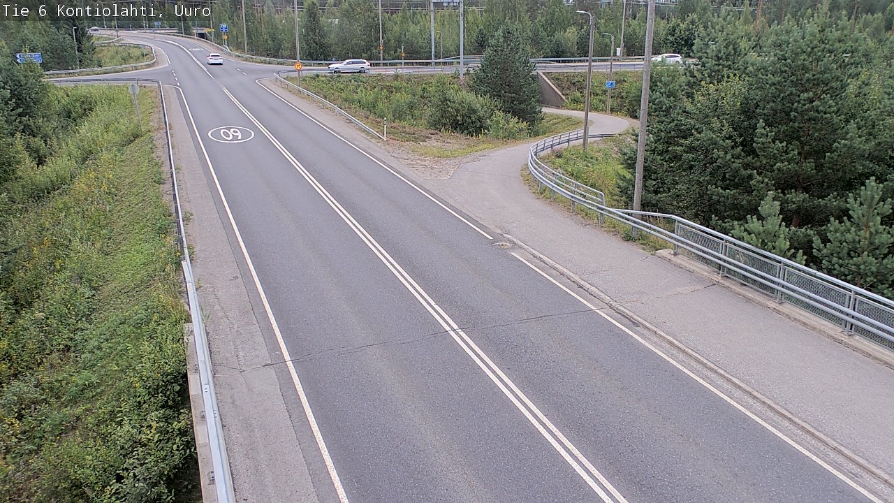 Weather Camera Image Road 6 Kontiolahti, Uuro, Kontiolahti, Pohjois-Karjala