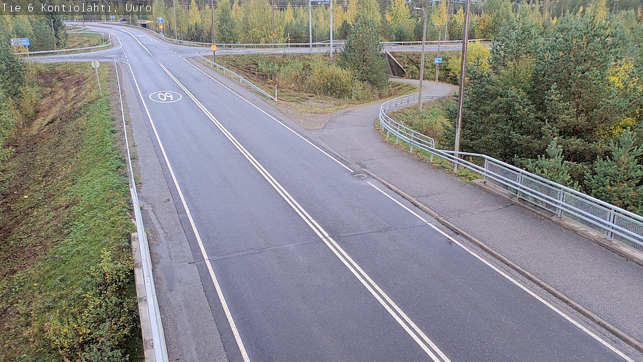Weather Camera Image Road 6 Kontiolahti, Uuro, Kontiolahti, Pohjois-Karjala