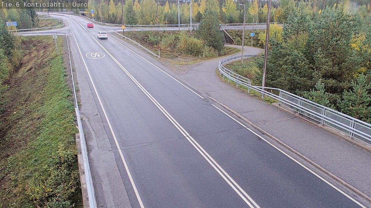 Weather Camera Image Road 6 Kontiolahti, Uuro, Kontiolahti, Pohjois-Karjala