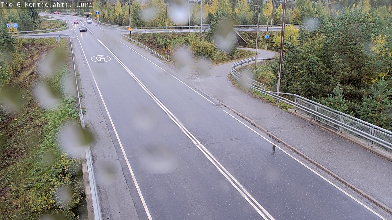 Weather Camera Image Road 6 Kontiolahti, Uuro, Kontiolahti, Pohjois-Karjala