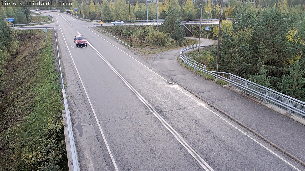 Weather Camera Image Väg 6 Kontiolax, Uuro, Kontiolahti, Pohjois-Karjala