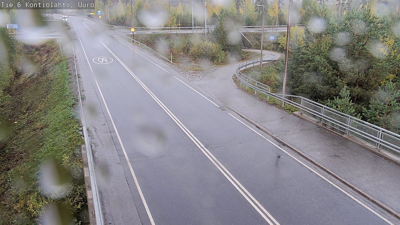 Weather Camera Image Road 6 Kontiolahti, Uuro, Kontiolahti, Pohjois-Karjala