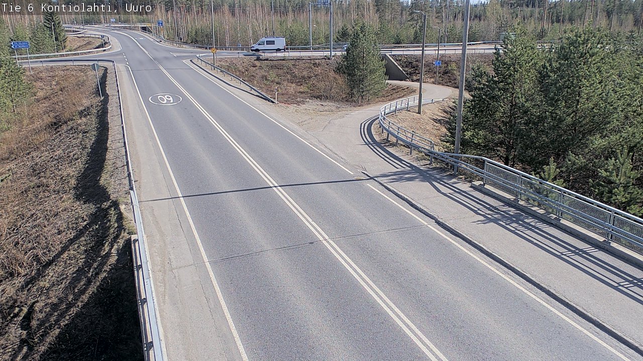 Kelikamerat Kuva Tie 6 Kontiolahti, Uuro, Kontiolahti, Pohjois-Karjala