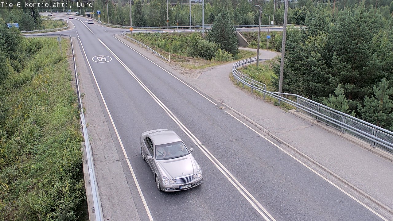 Weather Camera Image Road 6 Kontiolahti, Uuro, Kontiolahti, Pohjois-Karjala