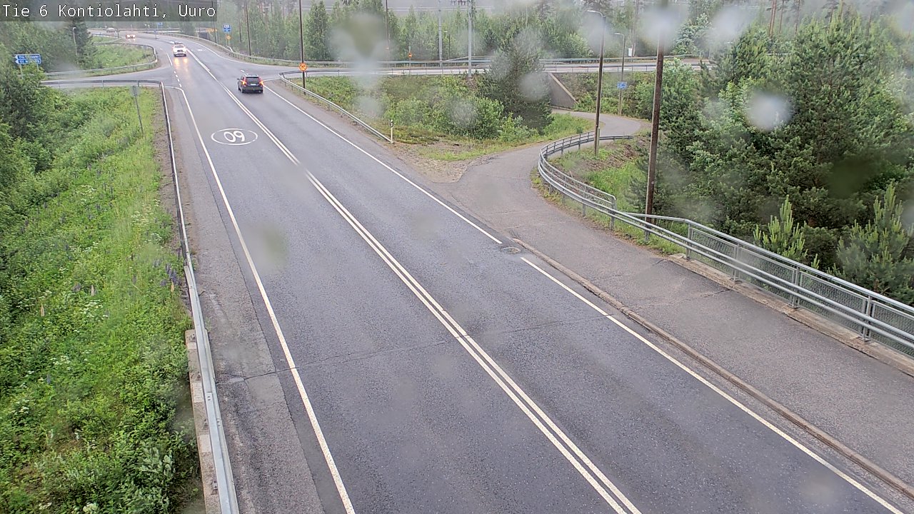 Kelikamerat Kuva Tie 6 Kontiolahti, Uuro, Kontiolahti, Pohjois-Karjala