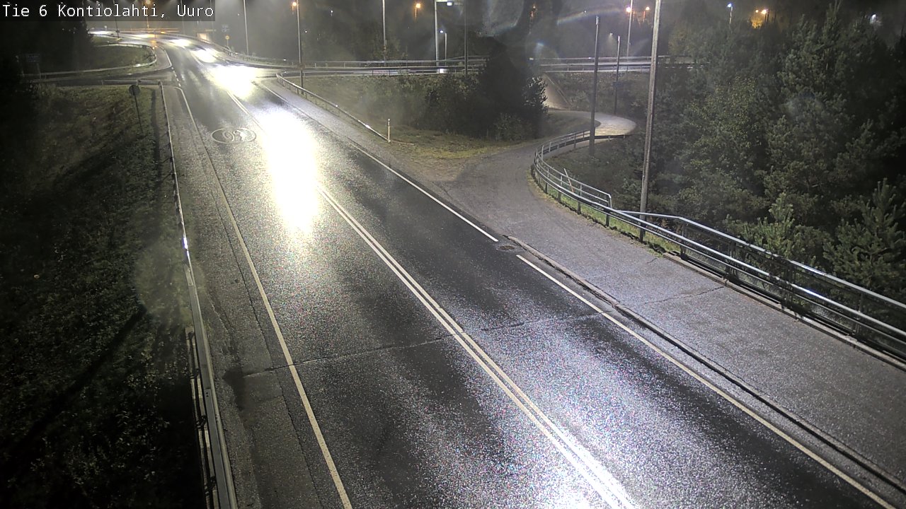 Weather Camera Image Road 6 Kontiolahti, Uuro, Kontiolahti, Pohjois-Karjala