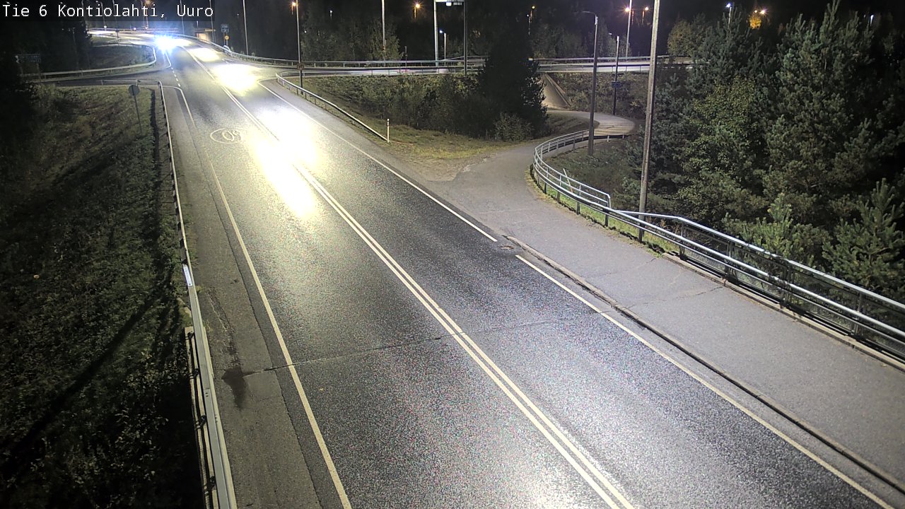 Weather Camera Image Road 6 Kontiolahti, Uuro, Kontiolahti, Pohjois-Karjala