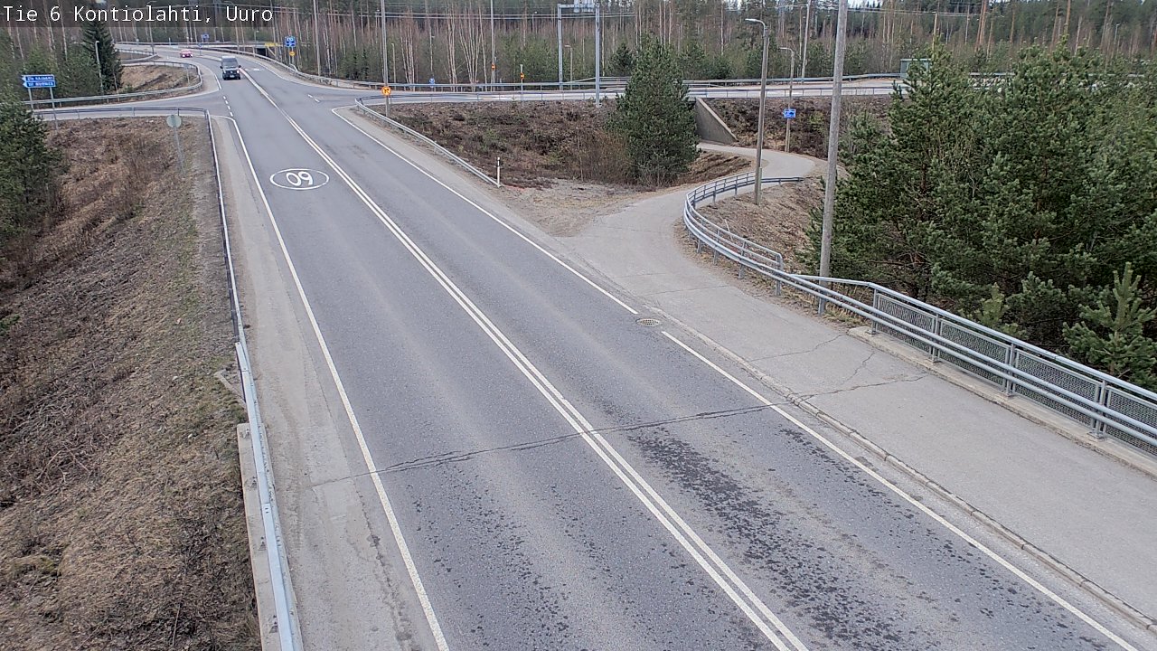 Kelikamerat Kuva Tie 6 Kontiolahti, Uuro, Kontiolahti, Pohjois-Karjala
