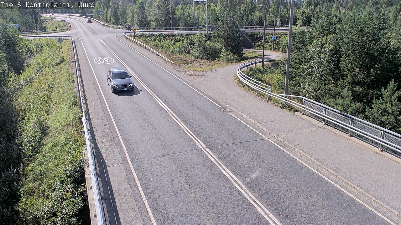 Weather Camera Image Road 6 Kontiolahti, Uuro, Kontiolahti, Pohjois-Karjala