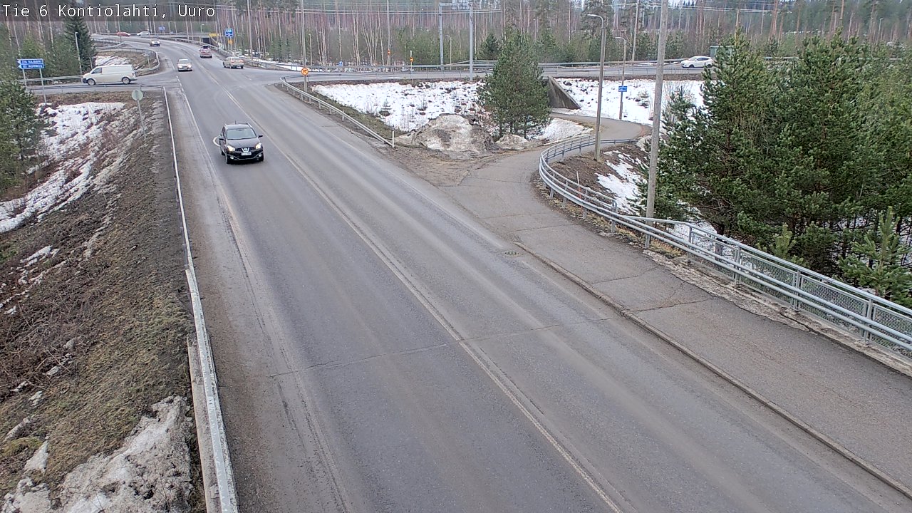 Weather Camera Image Väg 6 Kontiolax, Uuro, Kontiolahti, Pohjois-Karjala